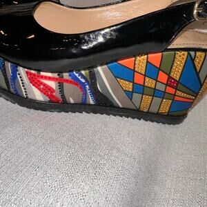 Groovy unique black and multi colored